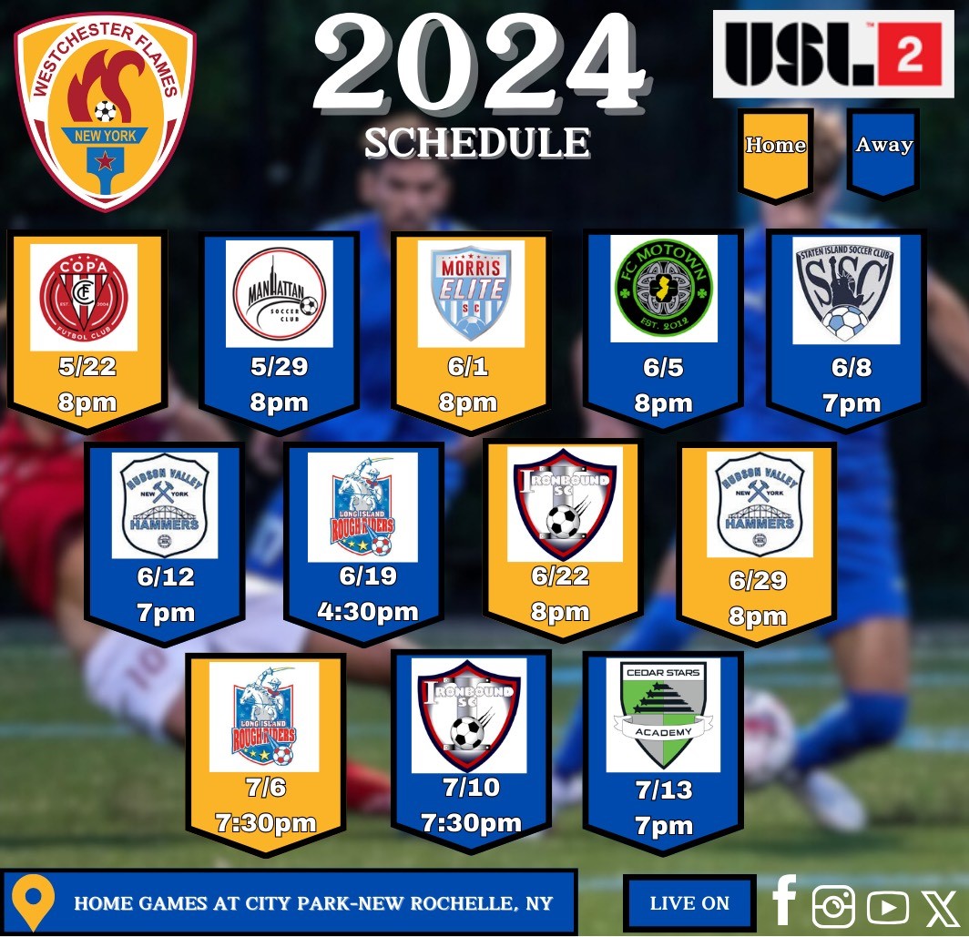 USL 2 Schedule 2024