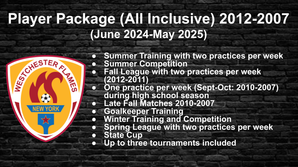 Player Package (All Inclusive) (June 2024-May 2025)