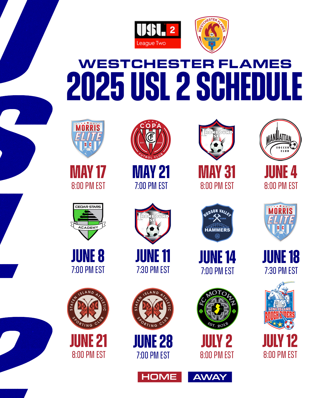 westchester flames schedule USL 2 12 game Final westchester flames schedule USL 2 12 game Final