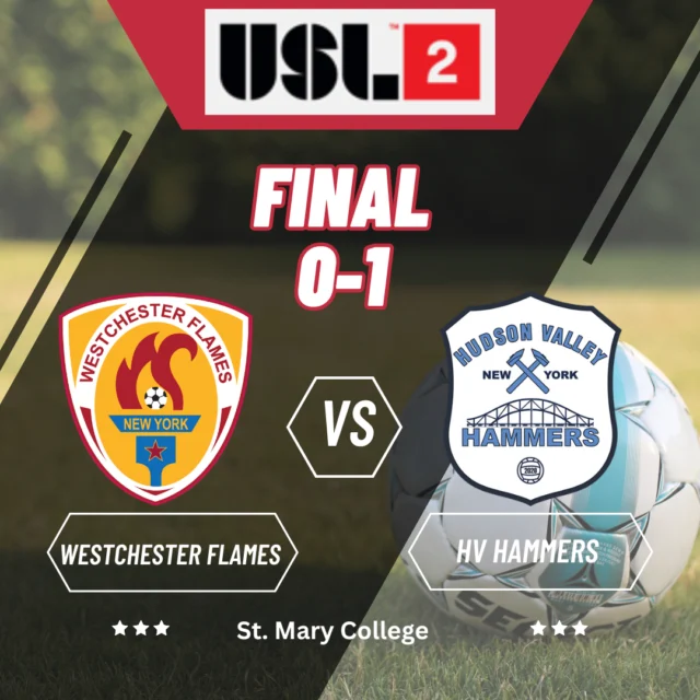 The Flames fought hard but fell short against the Hudson Valley Hammers, 1-0.
#wflames
