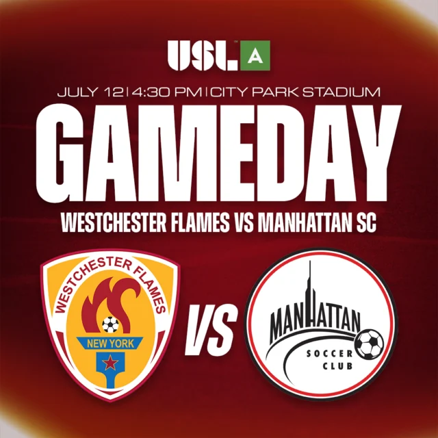 Get ready to ignite the pitch! This Saturday at 4:30 PM, the Flames are set to clash with Manhattan SC in an epic showdown!
#wflames